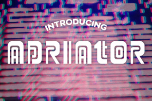 Adriator Font for Handmade and Commercial Projects