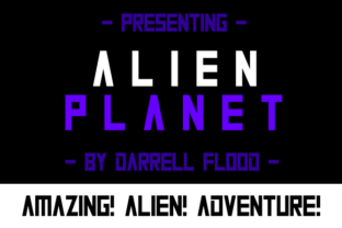 Alien Planet Font for Futuristic Web Design