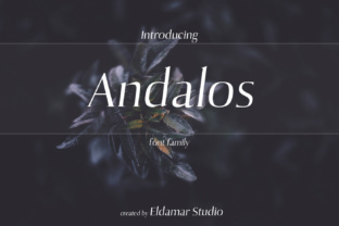Andolas: A Font for Thoughtful Design