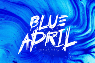 Blue April: A Bold Display Font for Creative Crafters