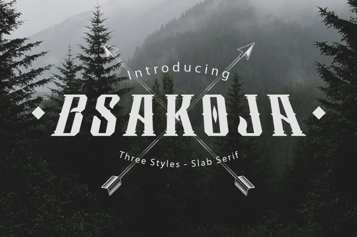 Bsakoja: A Versatile Slab Serif Font for Bold Branding