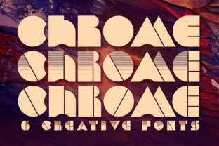 Chrome: A Retro-Futuristic Display Font for Editorial Design