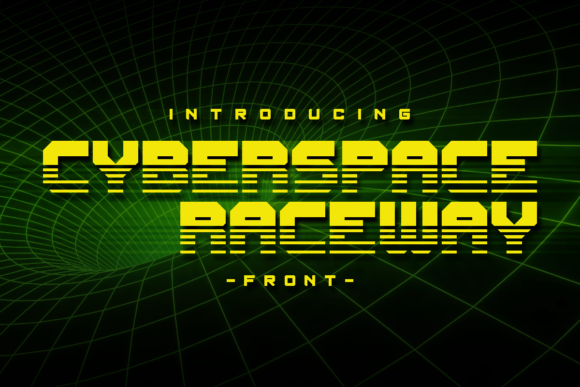 Cyberspace Raceway: A Futuristic Font for Digital Design