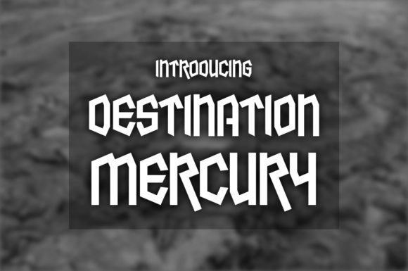 Destination Mercury: A Font for Building a Strong Brand Identity