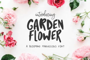 Garden Flower: A Font for Bold and Beautiful Editorial Design
