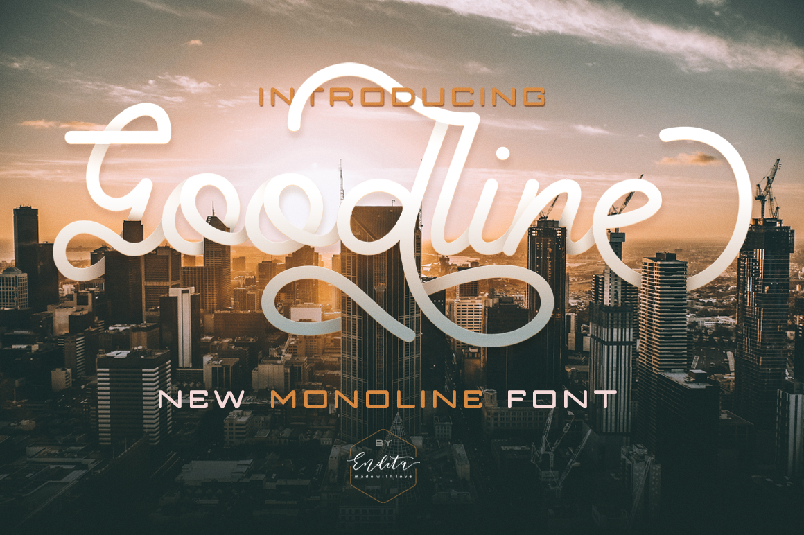 Goodline - Monoline: A Font That Elevates Your Brand