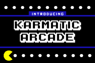 Karmatic Arcade: A Nostalgic Font for Digital Design
