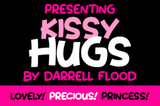 Kissy Hugs Font Review: A Playful Display Typeface for Warm Branding