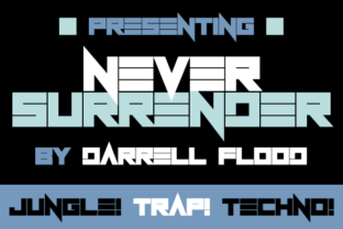 Never Surrender Font for Modern Editorial Design
