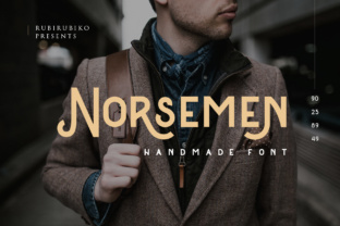 Norsemen: A Modern Display Font for Editorial Design
