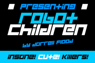 Robot Children Font for Modern Web Design