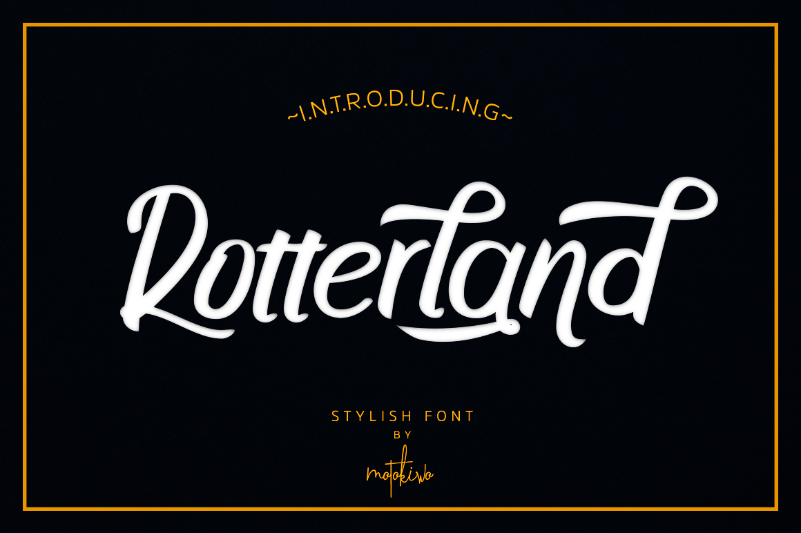 Rotterland: A Stylish Font for Modern Web Design