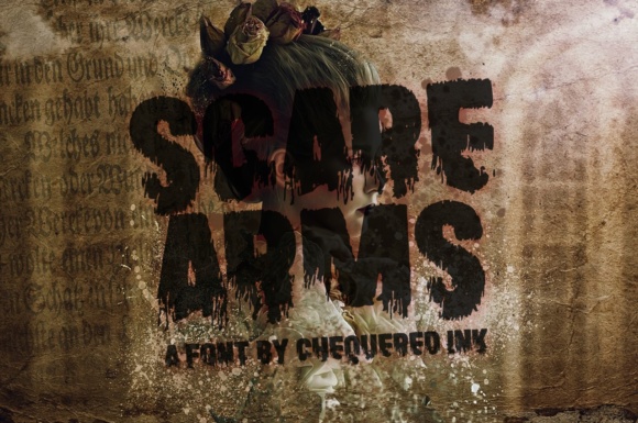 Scare Arms: A Font for the Bold and the Brave