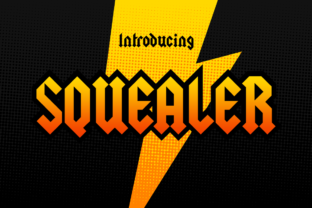 Squealer: A Bold Font for Edgy Editorial Designs